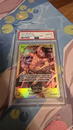 One Piece (OP-07) Portgas.D.Ace OP07-119 SEC PSA 10 GEM MT - Image 1