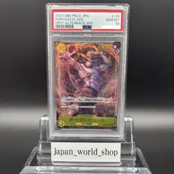 PSA 10 Portgas D Ace OP07-119 SEC Parallel Alt Art One Piece Card Japanese 2024 - Image 1