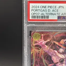 PSA 10 Portgas D Ace OP07-119 SEC Parallel Alt Art One Piece Card Japanese 2024 - Image 2
