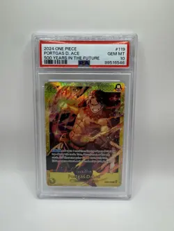 PORTGAS D. ACE OP07-119 SEC PSA 10 ONE PIECE TCG - Image 1