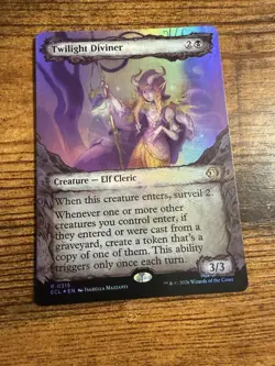 MTG Lorwyn Eclipsed SHOWCASE FOIL Twilight Diviner - Image 1