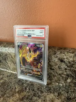 Jolteon v SWSH183 Pokemon TCG Sword & Shield Holo Black Star Promo Card PSA 9 - Image 3