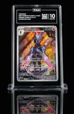 Pokemon Ceruledge Illustration Rare Surging Sparks 197/191 PSA 10 GEM MINT - Image 1