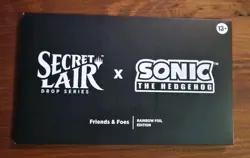 Secret Lair Sonic the Hedgehog Friends And Foes (Rainbow Foil) - SEALED - Image 1