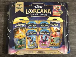 New sealed Disney Lorcana Trading Card Game - Into The Inklands -Bundle Decks - Image 1