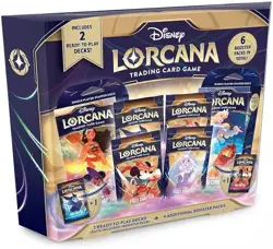 Lorcana The First Chapter TCG Bundle SEALED! - 2 Starter Decks & 6 Booster Packs - Image 1