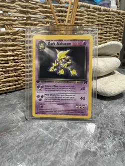 Pokemon TCG 1st Edition Dark Alakazam (18/82) Team Rocket Set Non Holo! NM - Image 1