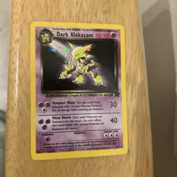 Dark Alakazam 1/82 Team Rocket Set Holo Rare Pokemon Card Nintendo TCG WOTC nm - Image 1