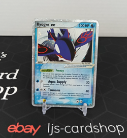 Kyogre ex 037 EX Collector's Tins Nintendo Promo Holo Damaged Pokemon Card T1 - Image 1