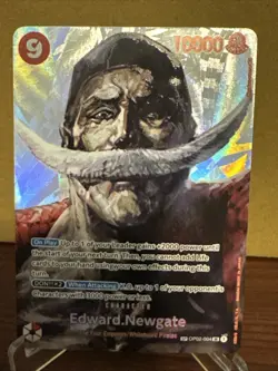 One Piece Card Game Alt Art Edward Newgate SP English Paramount War OP02-004 - Image 1