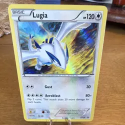 Pokemon Lugia XY156 Promo XY Holo Basic Card HP 120 Pokemon TCG English - Image 2