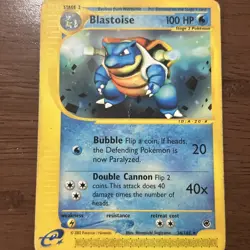 Blastoise - 36/165 - Pokemon Expedition Rare Card - Image 2