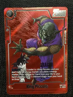 King Piccolo SB02-058 Alternate Art Manga Booster 02 Dragon Ball Card English - Image 1