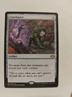 MTG Dominaria Remastered Crawlspace Regular Card NM - Image 1