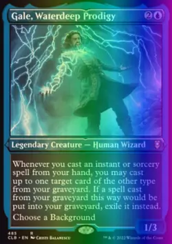 Gale, Waterdeep Prodigy (485/1080) CLB LP FOIL - Image 1