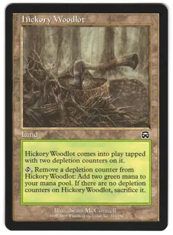 Hickory Woodlot Mercadian Masques MtG NM - Image 1