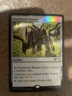 MTG Patchwork Banner - Bloomburrow Foil Media Promos NM Free Shipping - Image 1