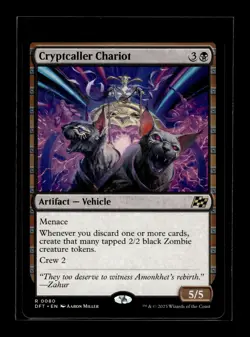 CRYPTCALLER CHARIOT Aetherdrift #80 DFT(NM+)(MTG) - Image 1