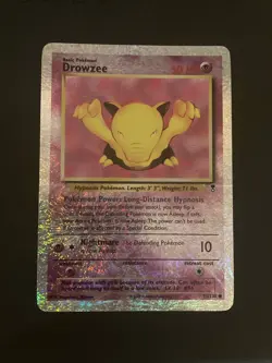 Drowzee Reverse holo 2002 Legendary Collection Pokemon Card 73/110 - Image 1