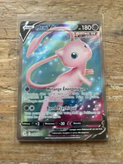 Carte Pokemon MEW 250/264 V Full Art FA Epee et Bouclier 8 EB08 FR - Image 1