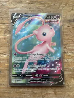 Carte Pokemon MEW 250/264 V Full Art FA Epee et Bouclier 8 EB08 FR - Image 2
