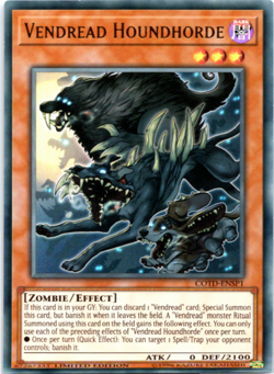 DM Vendread Houndhorde - COTD-ENSP1 - Ultra Rare - Limited Edition Yugioh - Image 1