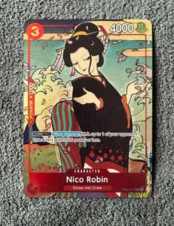One Piece Nico Robin 1st Anniversary Promo English Version OP01-017 - Image 1