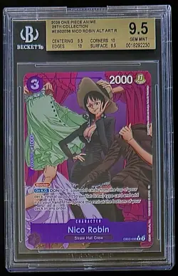 BGS 9.5 One Piece EB02-036 R* Nico Robin Alt Alt -English-25th Collection-Graded - Image 1