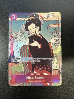 Nico Robin (English Version 1st Anniversary Set) OP01-017 One Piece Promo NM JL - Image 1