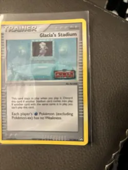 Pokemon Power Keepers #72/108 Drake's Stadium Reverse Holo Stamp Lightly played - Image 5