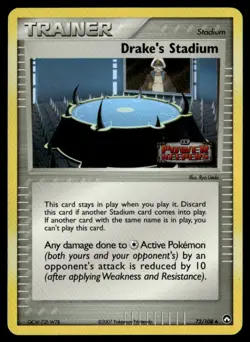 Drake's Stadium Uncommon Reverse Holo Power Keepers 72/108 NM Pokemon TCG - Image 1