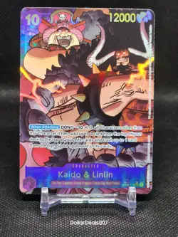 One Piece CCG Kaido & Linlin Parallel 119 SEC ⭐ Two Legends OP08 - Image 1