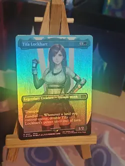 Tifa Lockhart FOIL BORDERLESS - 0391 - Rare - Final Fantasy FIN MTG - Image 1