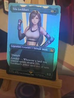 Tifa Lockhart FOIL BORDERLESS - 0391 - Rare - Final Fantasy FIN MTG - Image 2