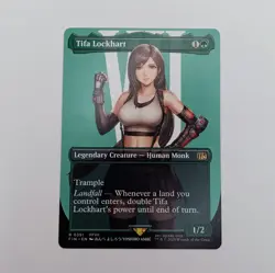 Tifa Lockhart BORDERLESS 0391 MTG Rare Magic: The Gathering Final Fantasy 7 - Image 1