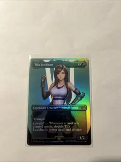 MTG Tifa Lockhart (Borderless) Final Fantasy FOIL #0391 - Image 1