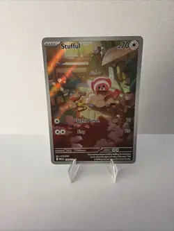 Pokemon TCG Stufful Illustration Rare - 154/132 - ME01: Mega Evolution Near Mint - Image 1