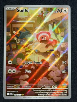 Pokemon TCG Stufful Illustration Rare - 154/132 - ME01: Mega Evolution Near Mint - Image 1