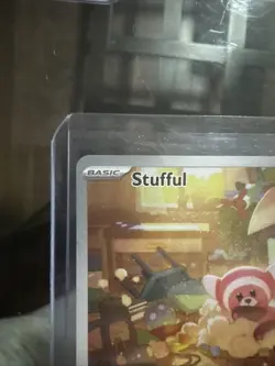 Pokemon TCG: Stufful 154/132 Mega Evolution Illustration Rare Near Mint (NM) - Image 3
