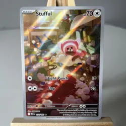 Stufful 154/132 - Illustration Rare - Mega Evolution - Pokemon TCG - Near Mint - Image 1