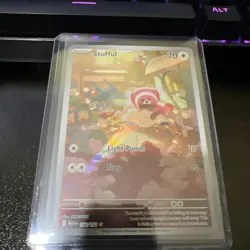 Stufful 154/132 - Illustration Rare - Mega Evolution - Pokemon TCG - Near Mint - Image 1