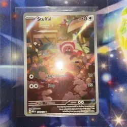 Pokemon TCG: Stufful 154/132 Mega Evolution Illustration Rare Near Mint (NM) - Image 1