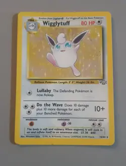 Pokemon Jungle Wigglytuff TCG Card 16/64 Holo - Image 1