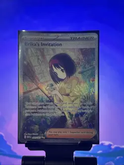 Pokemon TCG Erika's Invitation 203/165 SV 151 Special Illustration Rare Card - Image 1