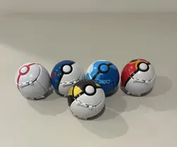 TOMY Nintendo Pokemon THROW N POP Poke Balls Toys Lot Of 5 - Image 1