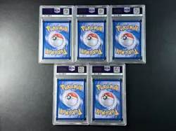 LOT OF 5 POKEMON 2025 SV9A KOREAN PSA 10 YANMEGA HO-OH GARCHOMP EX + MORE, SET 5 - Image 2