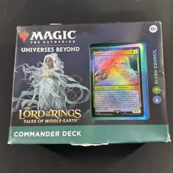 Magic the Gathering Lord of the Rings Elven Council Commander Deck 195166205052 - Image 1