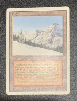 MTG Magic the Gathering Taiga Revised Edition Dual Land - Image 1