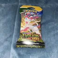 Pokemon Sword and Shield Evolving Skies Hanger Booster Pack Sealed New - Image 1