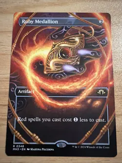 Ruby Medallion (Borderless) Modern Horizons 3 Regular - Image 1